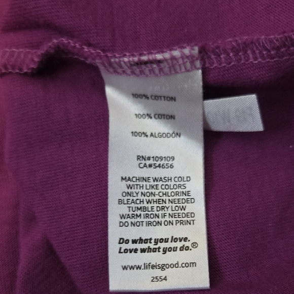 Life Is Good Purple Hoodie - Picture 5 of 5